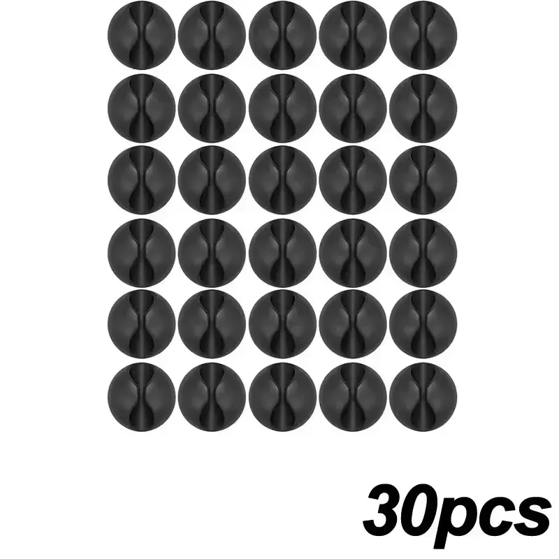 Mini organisateur de câbles, lot de 5 ou 50 pièces, clips de rangement pour câbles USB, pour le bureau, la maison et la voiture 14