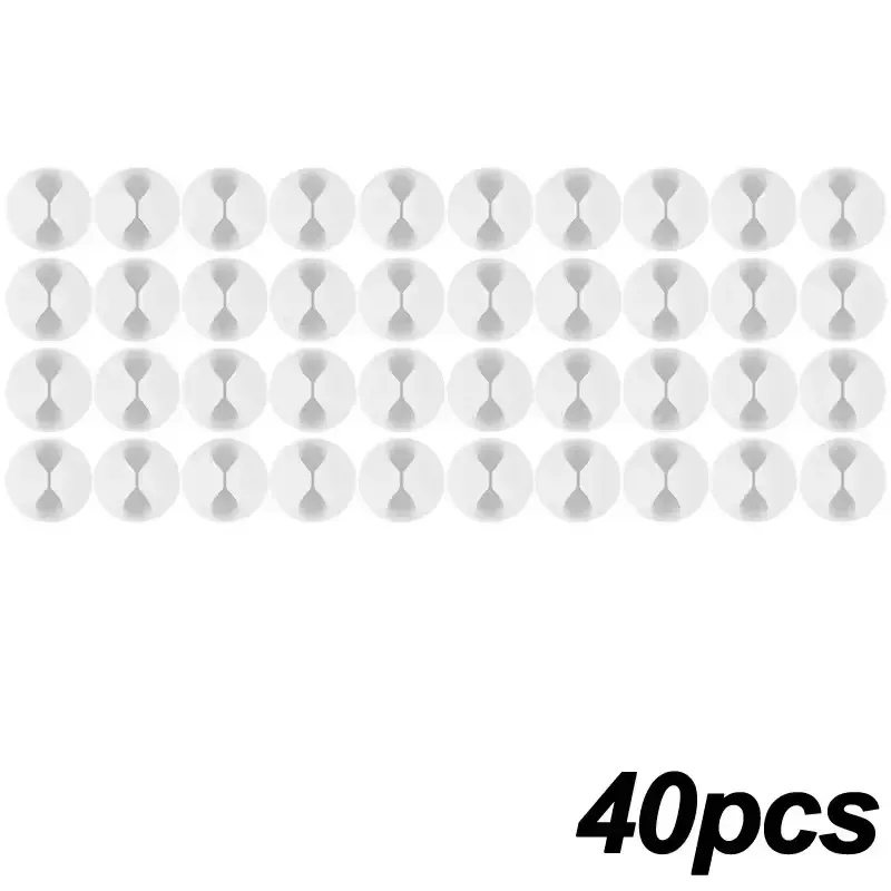 Mini organisateur de câbles, lot de 5 ou 50 pièces, clips de rangement pour câbles USB, pour le bureau, la maison et la voiture 17