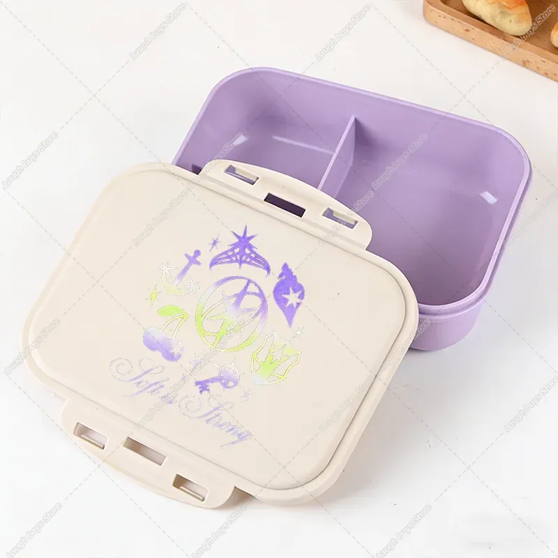 Boîte à lunch Bento Katseye, design Kpop, contenant de rangement alimentaire pour l'école et les pique-niques 19