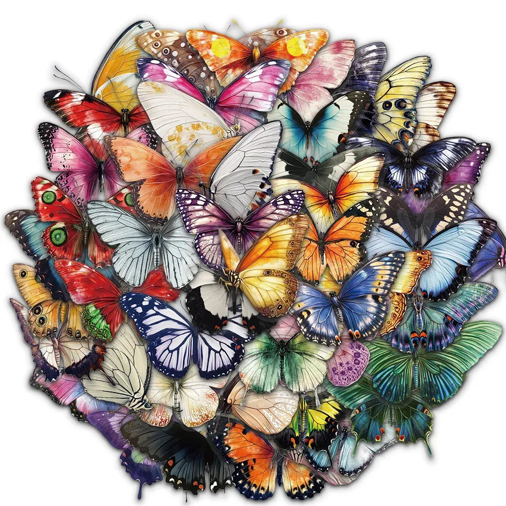 Autocollants papillons pour bricolage