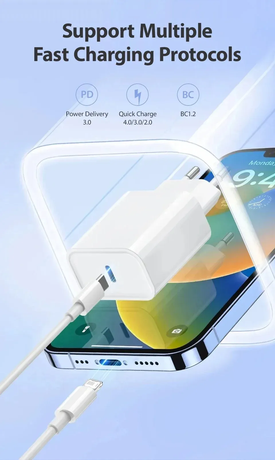 Recharge de votre iPhone