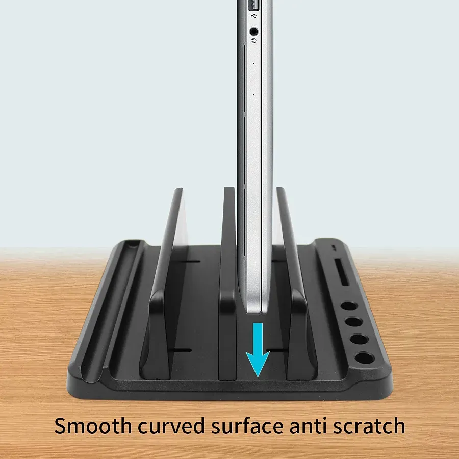 Support pour ordinateur portable, tablette et smartphone, base de bureau surélevée à dissipation thermique 2