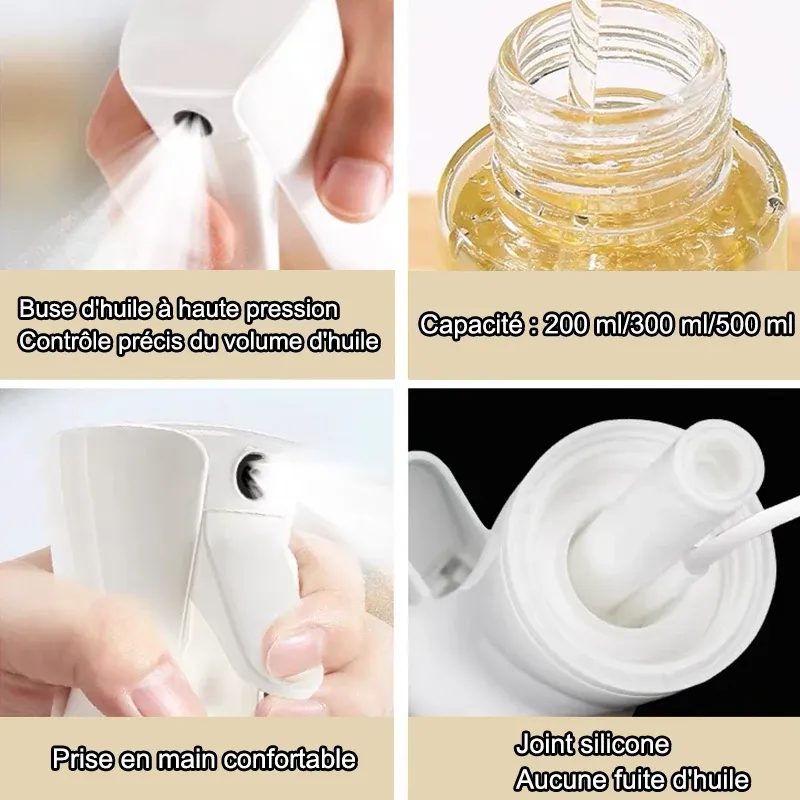 Vaporisateur d'huile pendant la cuisson