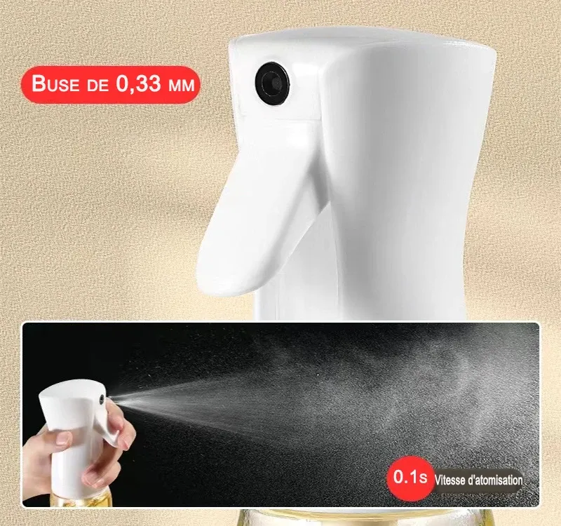 Vaporisateur d'huile de cuisine en situation