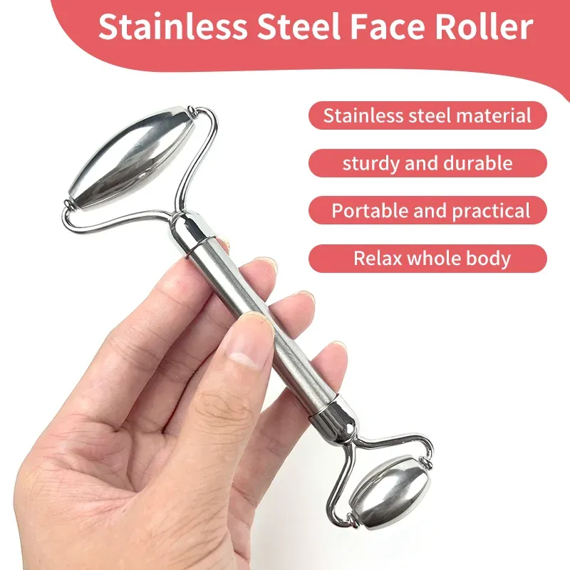 Rouleau facial en acier inoxydable, vue complémentaire
