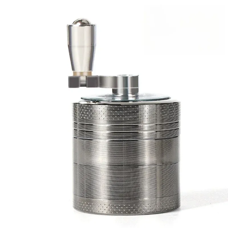 Moulin à épices manuel en métal pour noix de muscade, gingembre, sel et grains de poivre, diamètre 1,9 pouce 7