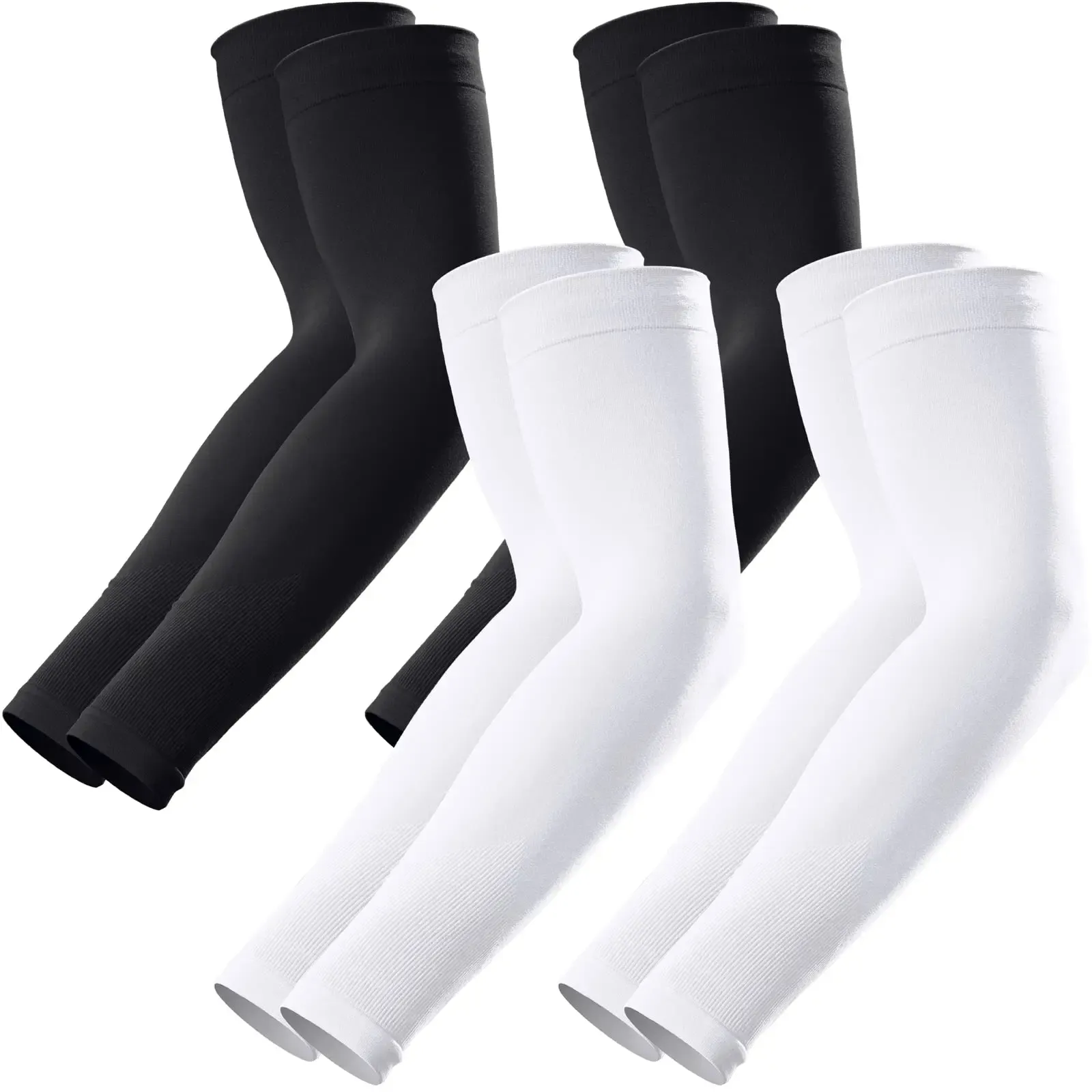 Manchons de protection solaire UV pour hommes, femmes et jeunes, avec compression pour le sport et le plein air - Image 1