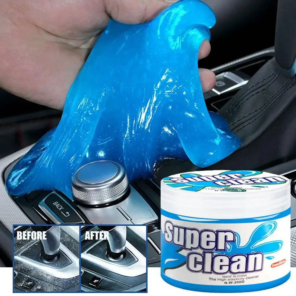 Gel de nettoyage pour voiture, utilisation sur les grilles d'aération