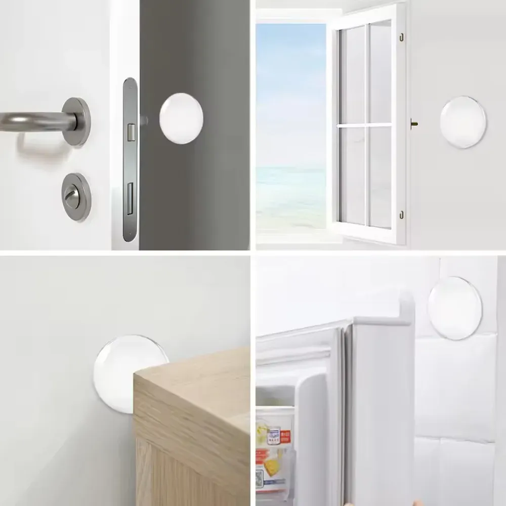 Butoirs de porte autocollants en silicone, silencieux et anti-choc 5