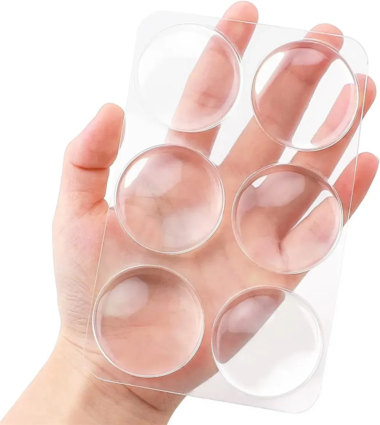 Butoirs de porte autocollants en silicone, silencieux et anti-choc 7
