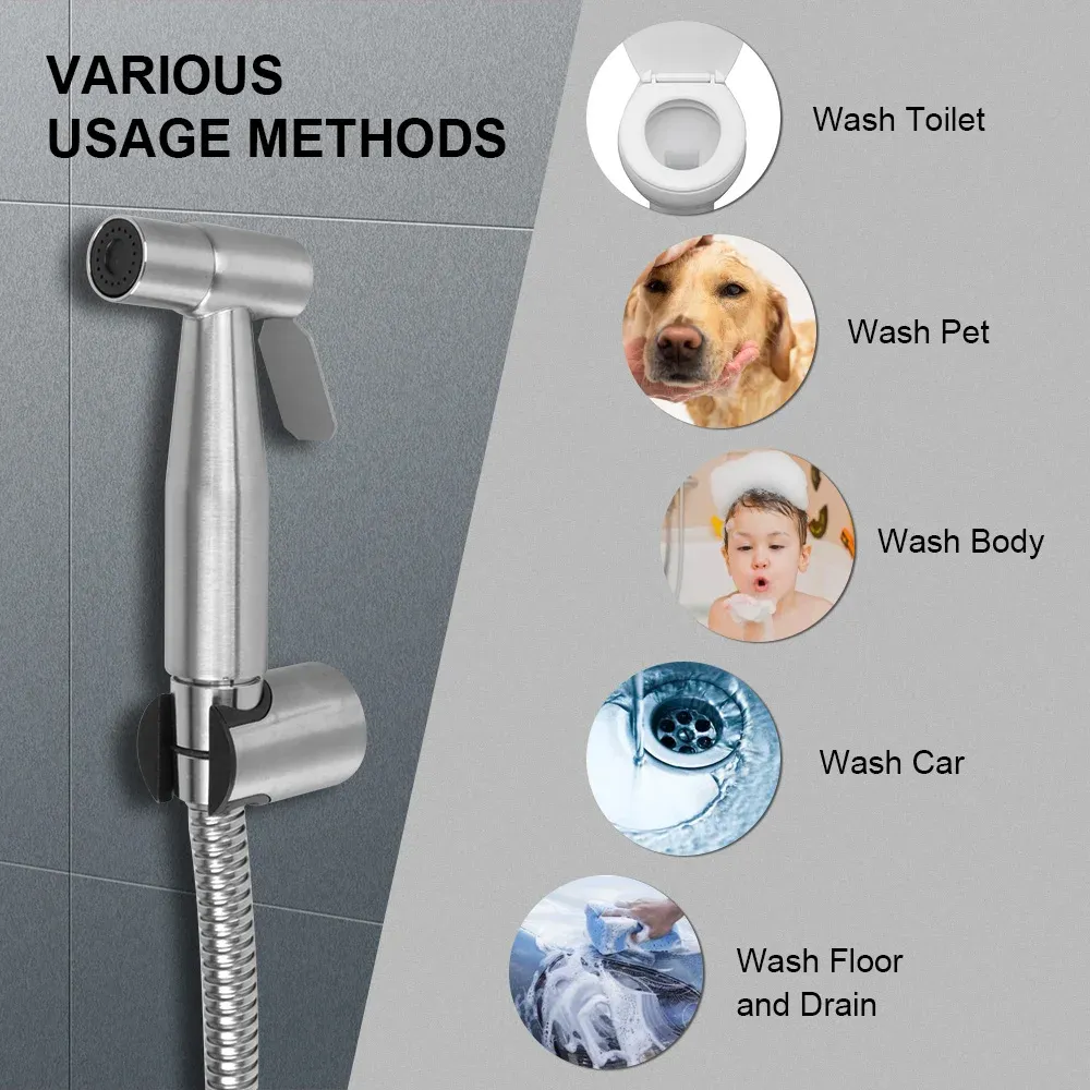 Pulvérisateur de bidet, vue rapprochée