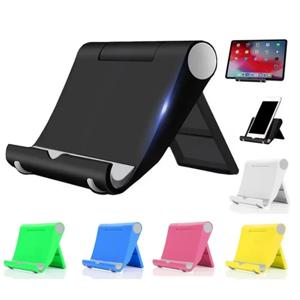 Support de bureau pliable pour tablette et téléphone portable