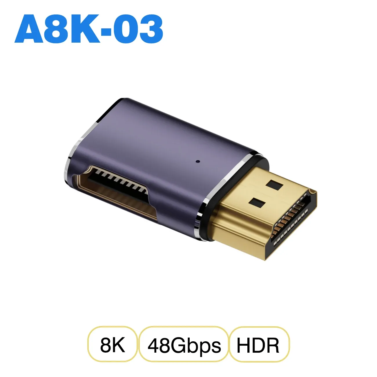 Câble adaptateur HDMI 2.1 mini HDMI vers HDMI, convertisseur 48 Gbps, 8K60 Hz, 4K120 Hz, pour projecteur, téléviseur HD, PS4, PS5 et ordinateur portable 7