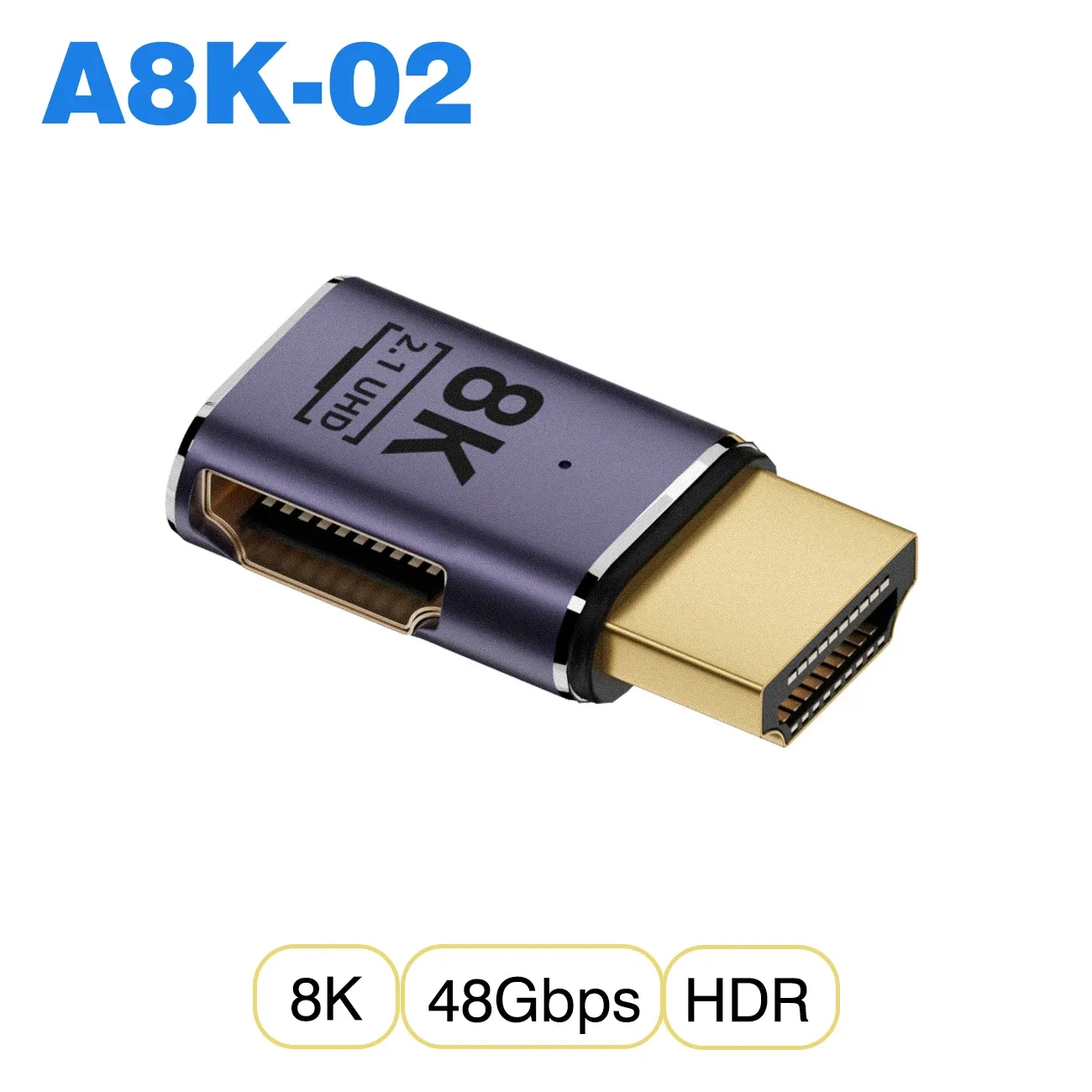 Câble adaptateur HDMI 2.1 mini HDMI vers HDMI, convertisseur 48 Gbps, 8K60 Hz, 4K120 Hz, pour projecteur, téléviseur HD, PS4, PS5 et ordinateur portable 10
