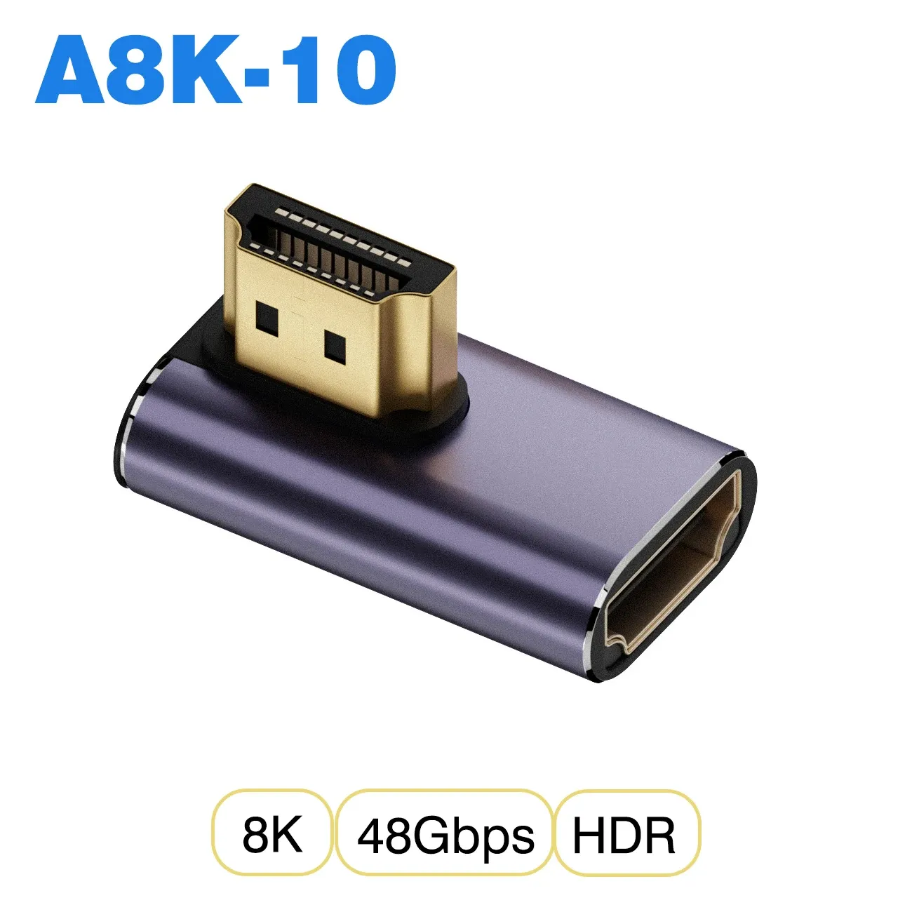 Câble adaptateur HDMI 2.1 mini HDMI vers HDMI, convertisseur 48 Gbps, 8K60 Hz, 4K120 Hz, pour projecteur, téléviseur HD, PS4, PS5 et ordinateur portable 27