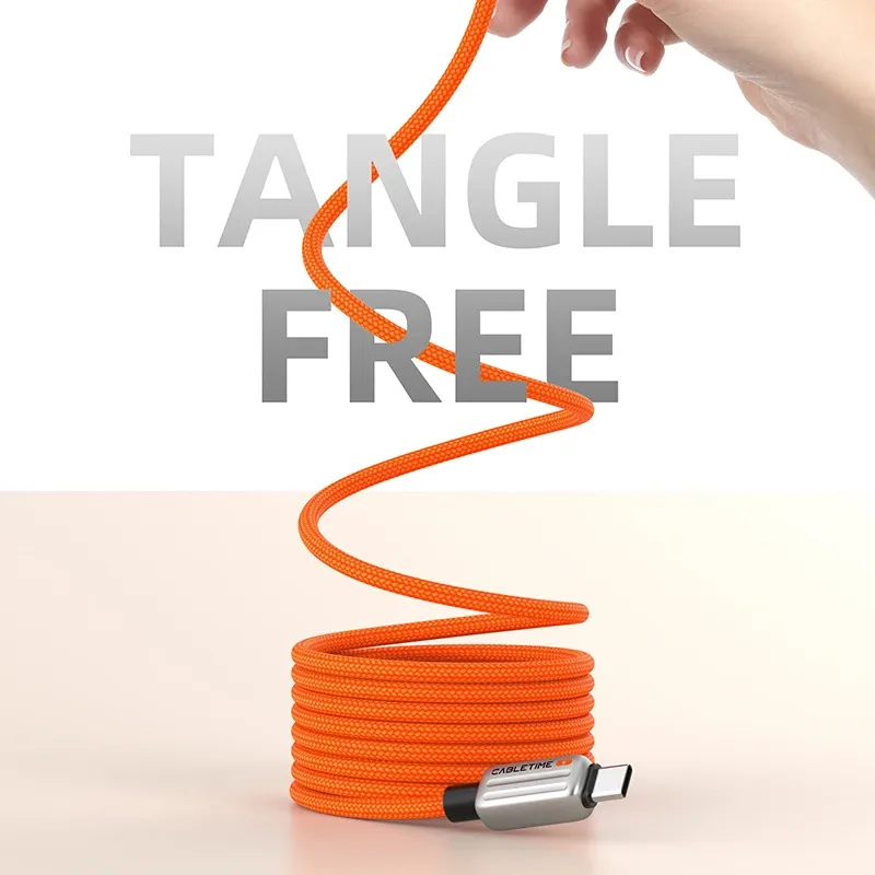 CABLETIME Câble USB-C Magnétique 240 W, Câble de Charge Rapide Type C pour MacBook, Ordinateur Portable, iPhone 17, 16, Samsung S25 2