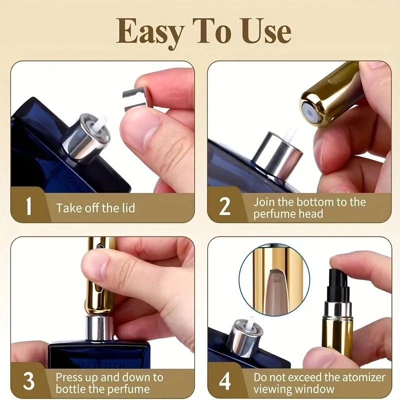 Flacons de voyage rechargeables pour parfum