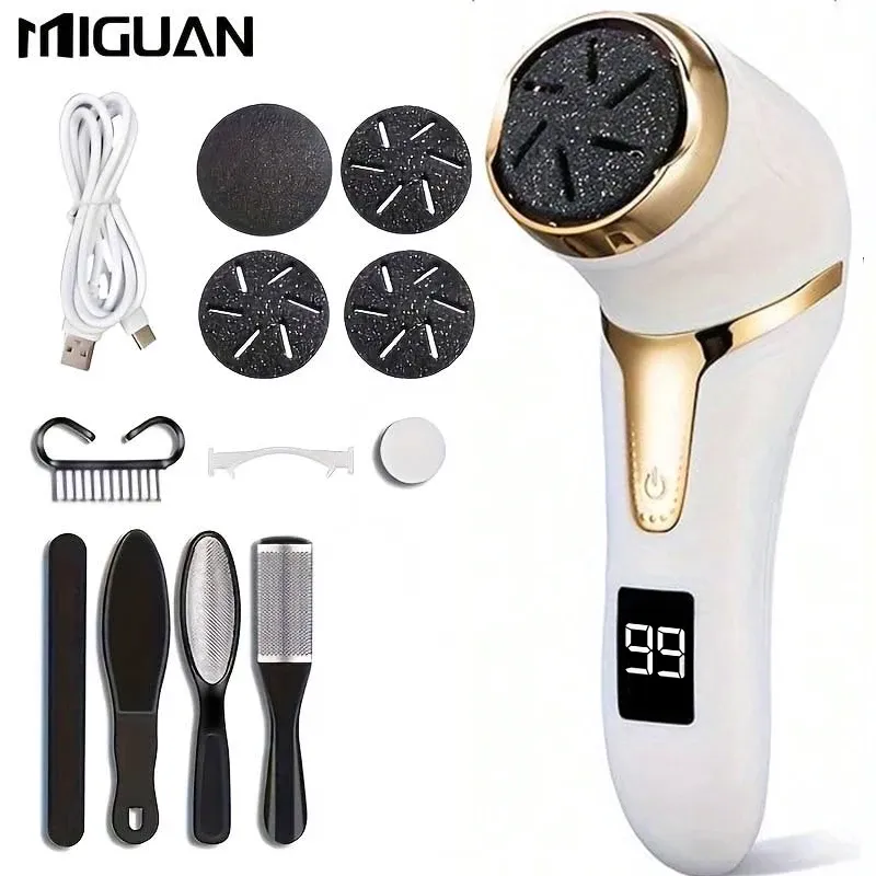 Appareil électrique professionnel pour pieds : élimination des callosités, exfoliation douce et rechargeable 8