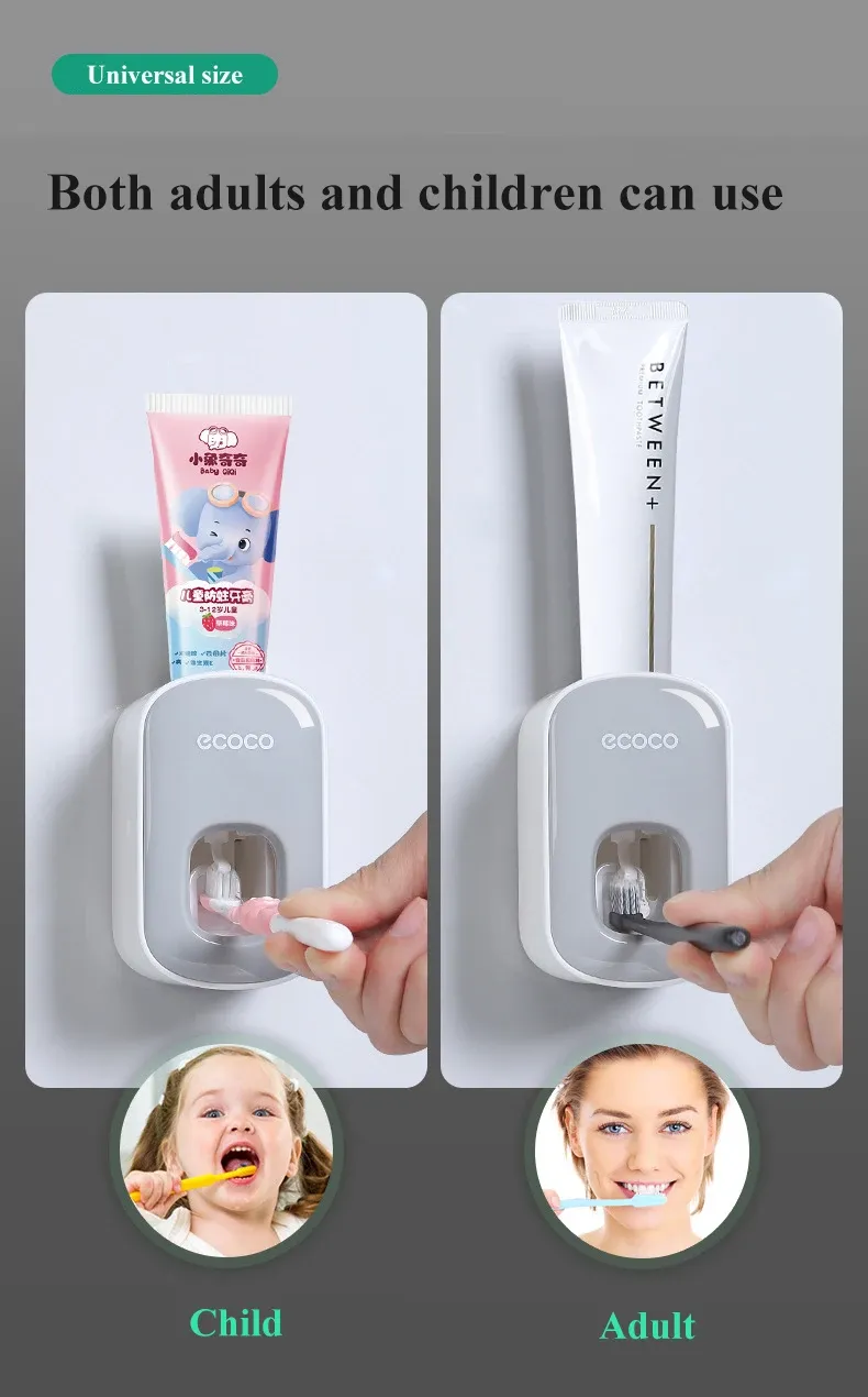 Détail du mécanisme de pression du distributeur de dentifrice