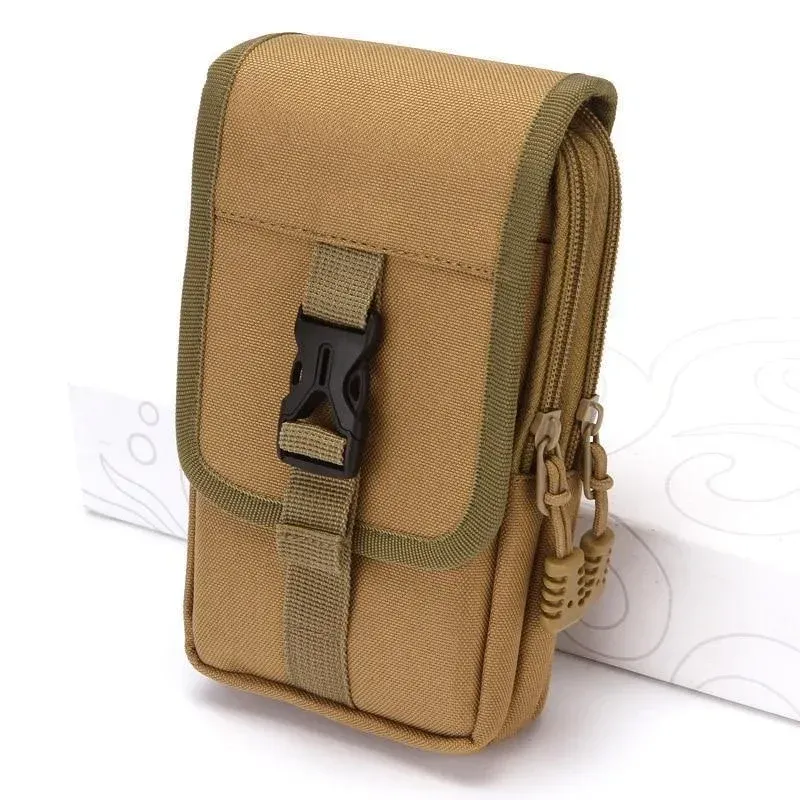 Sac banane militaire étanche pour homme, pochette tactique à double couche pour téléphone, idéal pour le camping et la chasse 8
