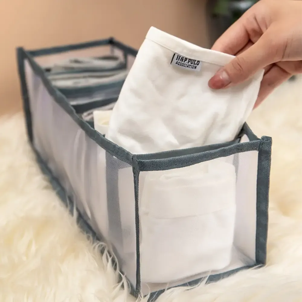 Organisateur de placard pliable, compartiments