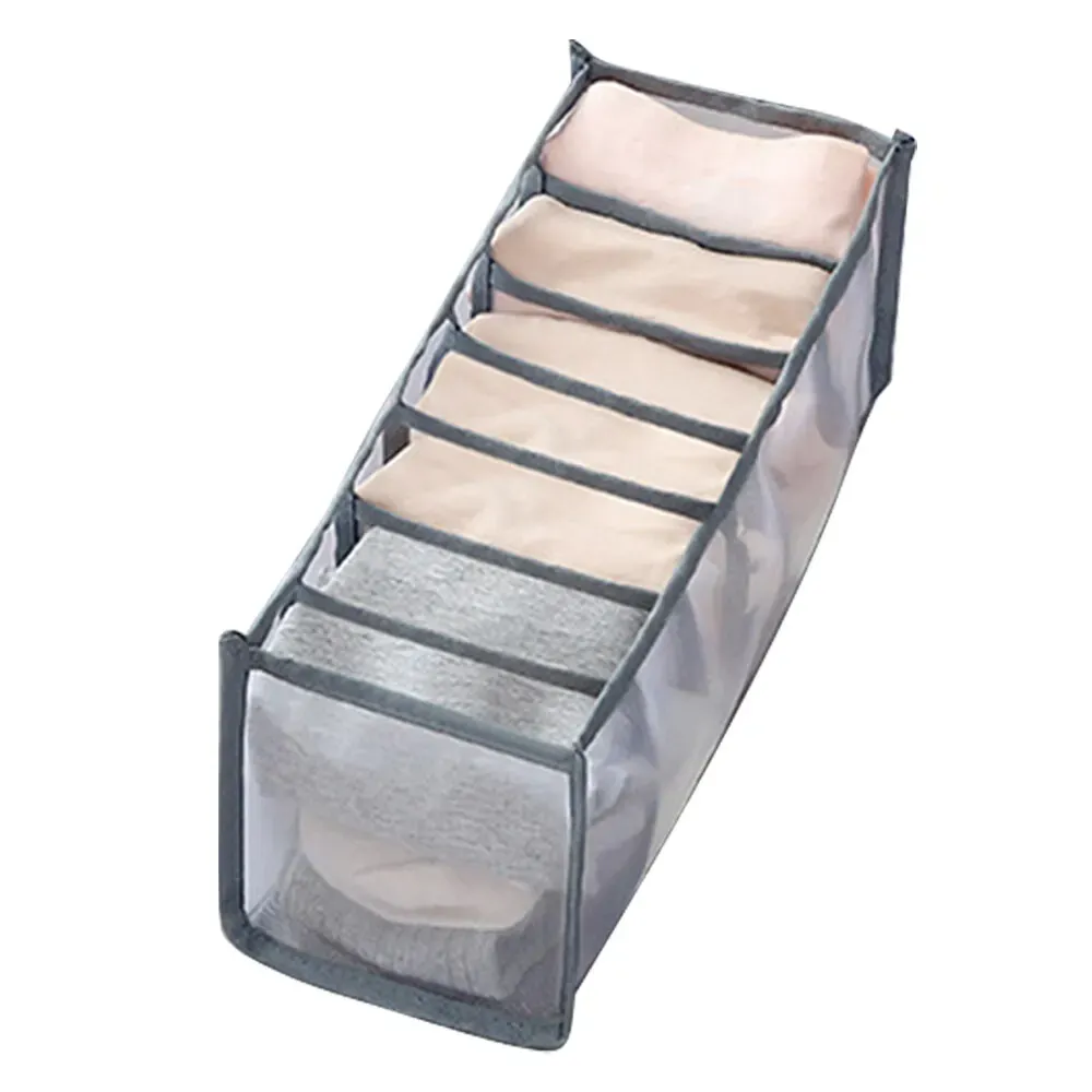 Organisateur de placard pliable à 30 compartiments pour chaussettes, sous-vêtements et soutiens-gorge, idéal pour dortoir 31
