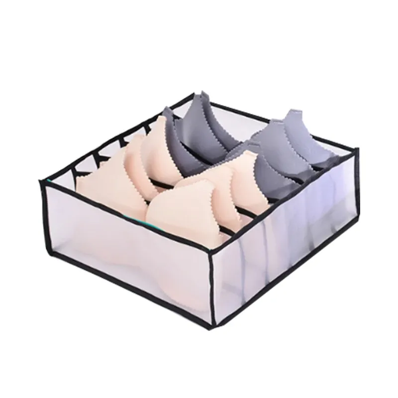 Organisateur de placard pliable à 30 compartiments pour chaussettes, sous-vêtements et soutiens-gorge, idéal pour dortoir 21