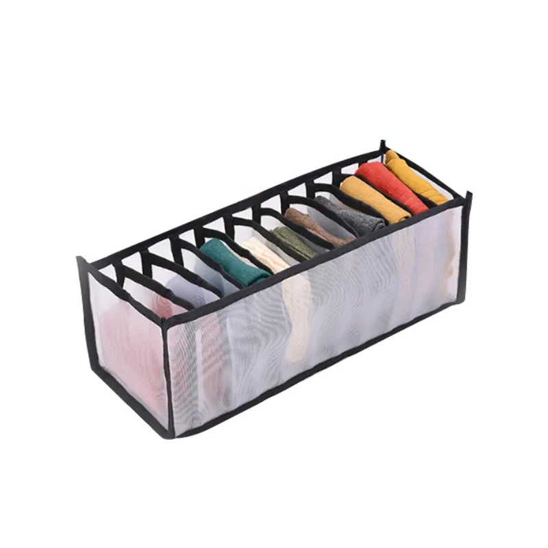 Organisateur de placard pliable à 30 compartiments pour chaussettes, sous-vêtements et soutiens-gorge, idéal pour dortoir 20