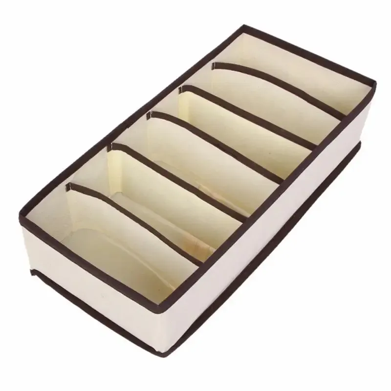 Organisateur de placard pliable à 30 compartiments pour chaussettes, sous-vêtements et soutiens-gorge, idéal pour dortoir 11