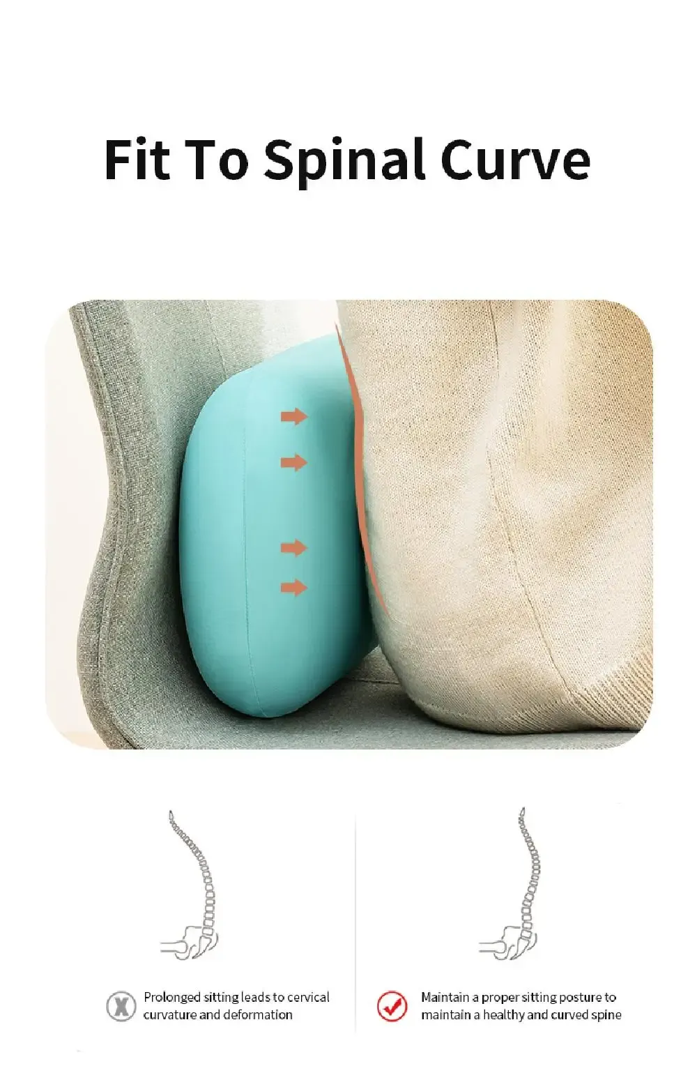 Coussin de sieste aux couleurs macaron