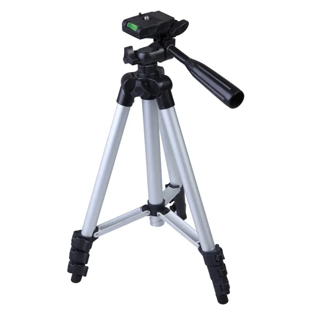Trépied professionnel léger et portable multifonction pour appareil photo, avec cardan et lumière de remplissage, idéal pour la diffusion en direct et la photographie en extérieur 5