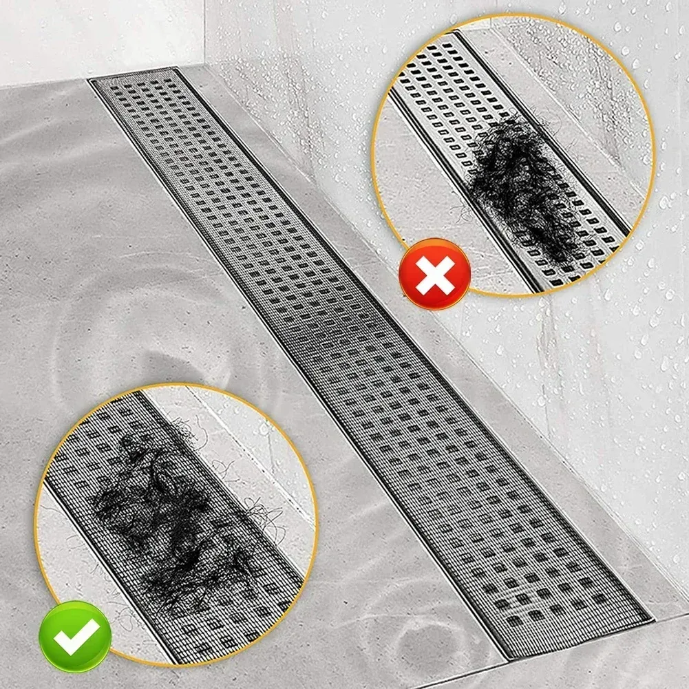 Filtre de drain en situation d'utilisation