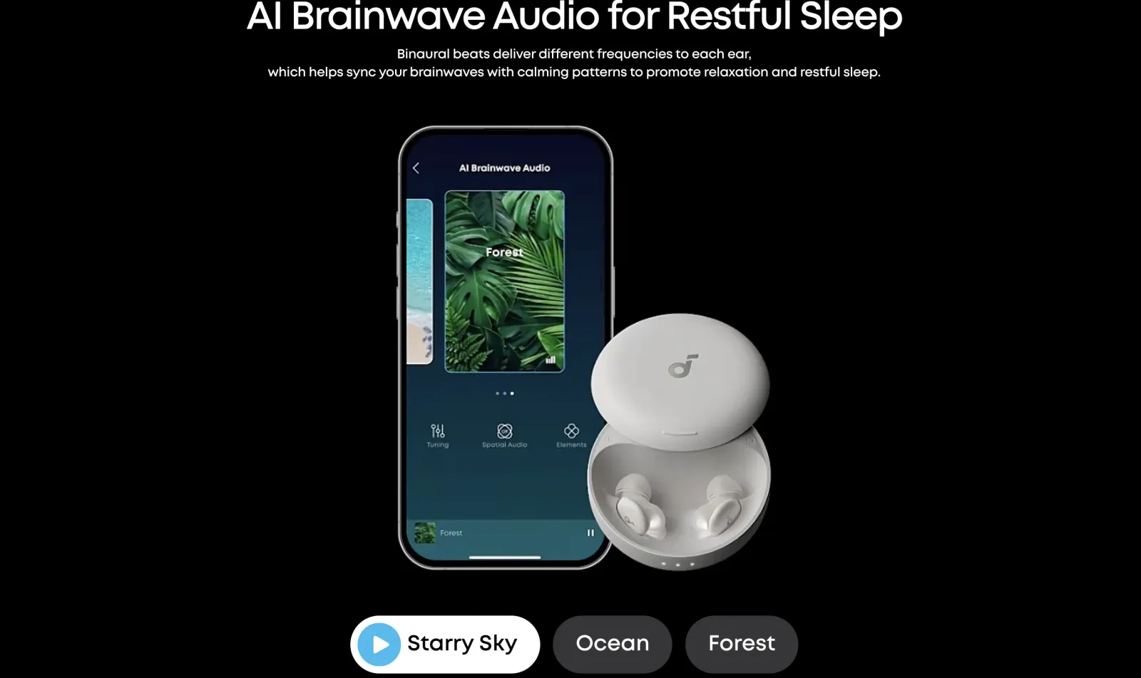 Confort ergonomique des écouteurs Soundcore Sleep A30