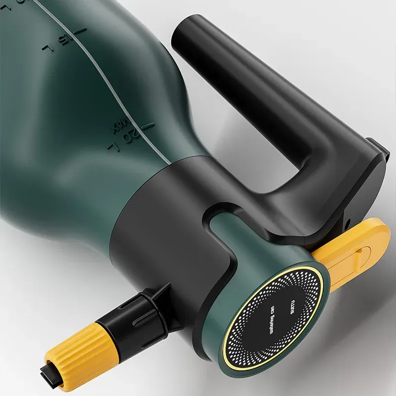 Pulvérisateur à mousse électrique 2 L avec buse haute pression réglable 60° pour lavage de voiture, nettoyage de véhicules, maison et jardin 6