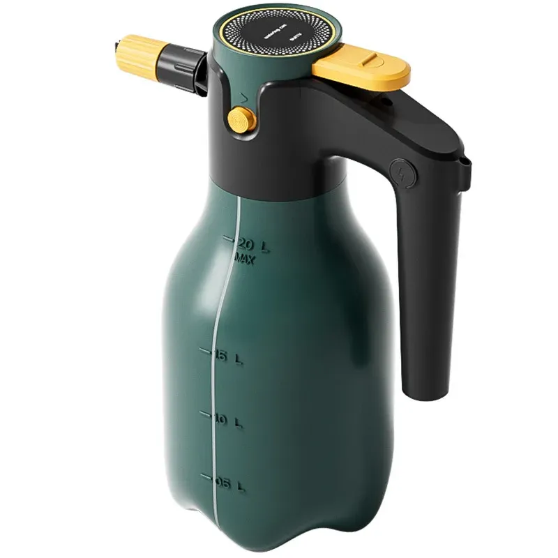 Pulvérisateur à mousse électrique 2 L avec buse haute pression réglable 60° pour lavage de voiture, nettoyage de véhicules, maison et jardin 7