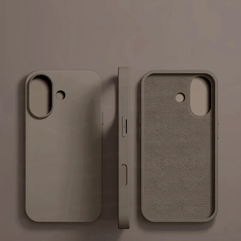 Coque MagSafe en silicone liquide pour iPhone 16, 15, 14, 13, 12, 11 Pro Max et 16 Plus 15