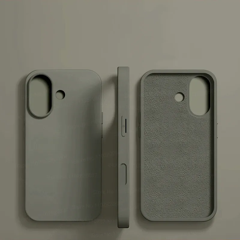 Coque MagSafe en silicone liquide pour iPhone 16, 15, 14, 13, 12, 11 Pro Max et 16 Plus 8