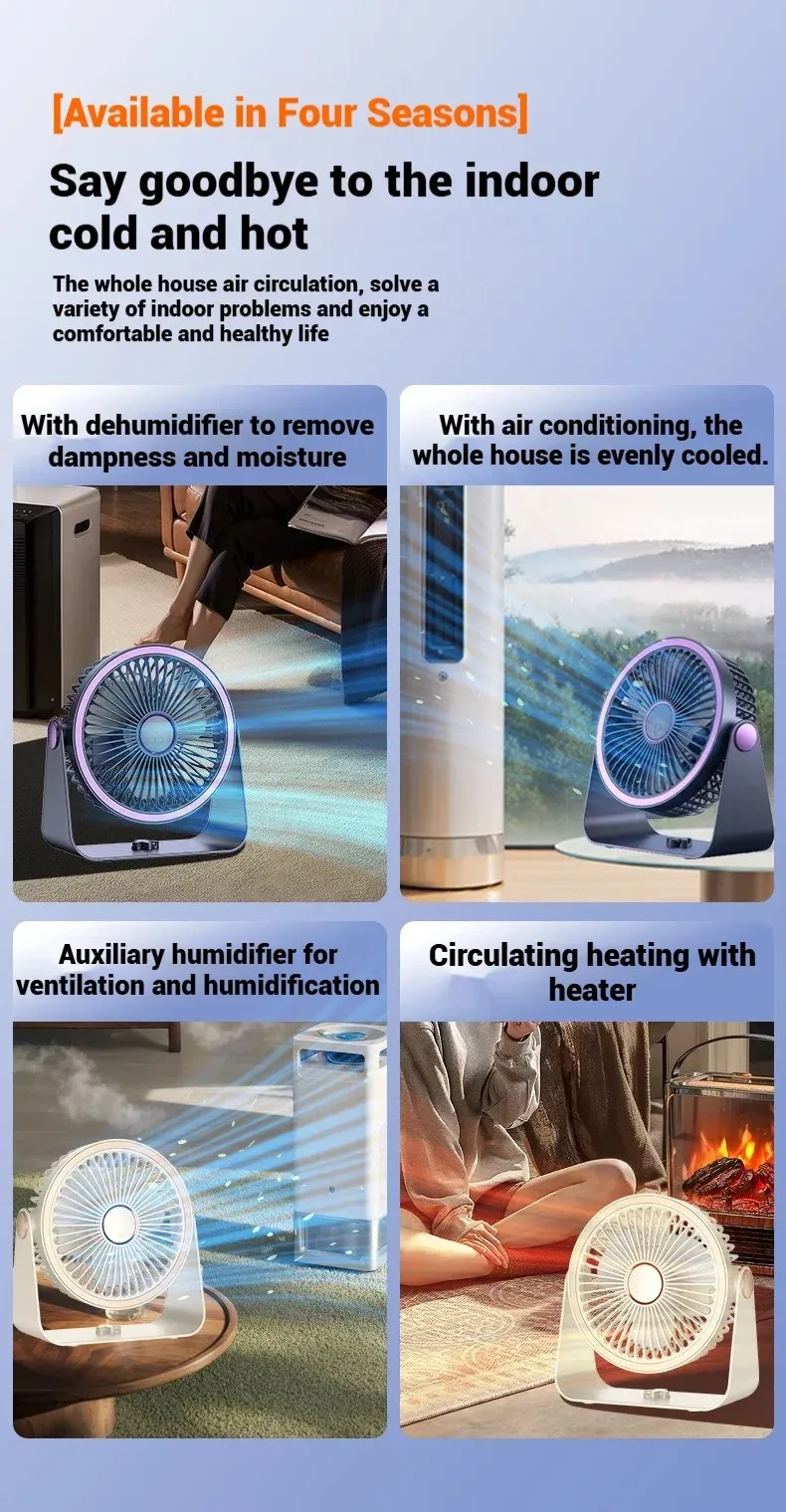 Ventilateur installé dans une chambre