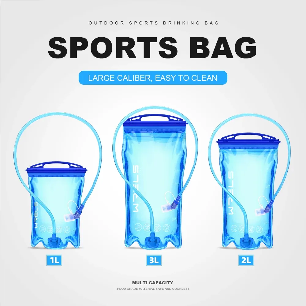 Gourde pliable en silicone sans BPA 500 ml avec paille, pour le plein air, le voyage, le sport, la course et le cyclisme 2