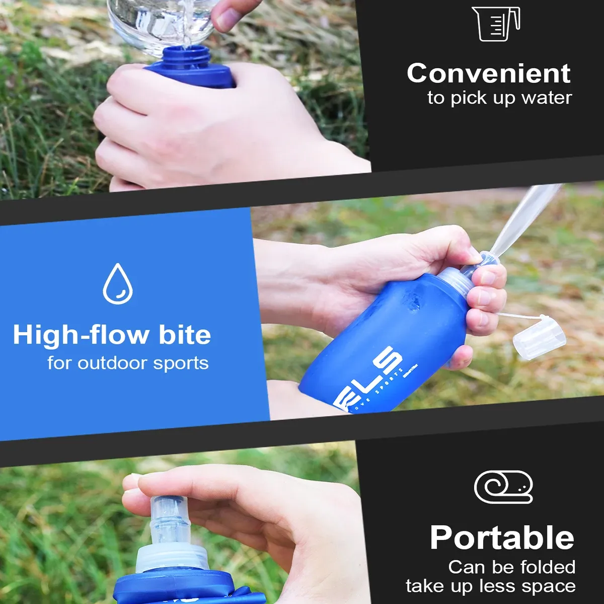 WRELS poche à eau, usage au camping