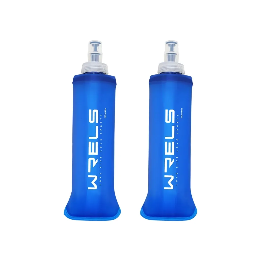 Gourde pliable en silicone sans BPA 500 ml avec paille, pour le plein air, le voyage, le sport, la course et le cyclisme 11