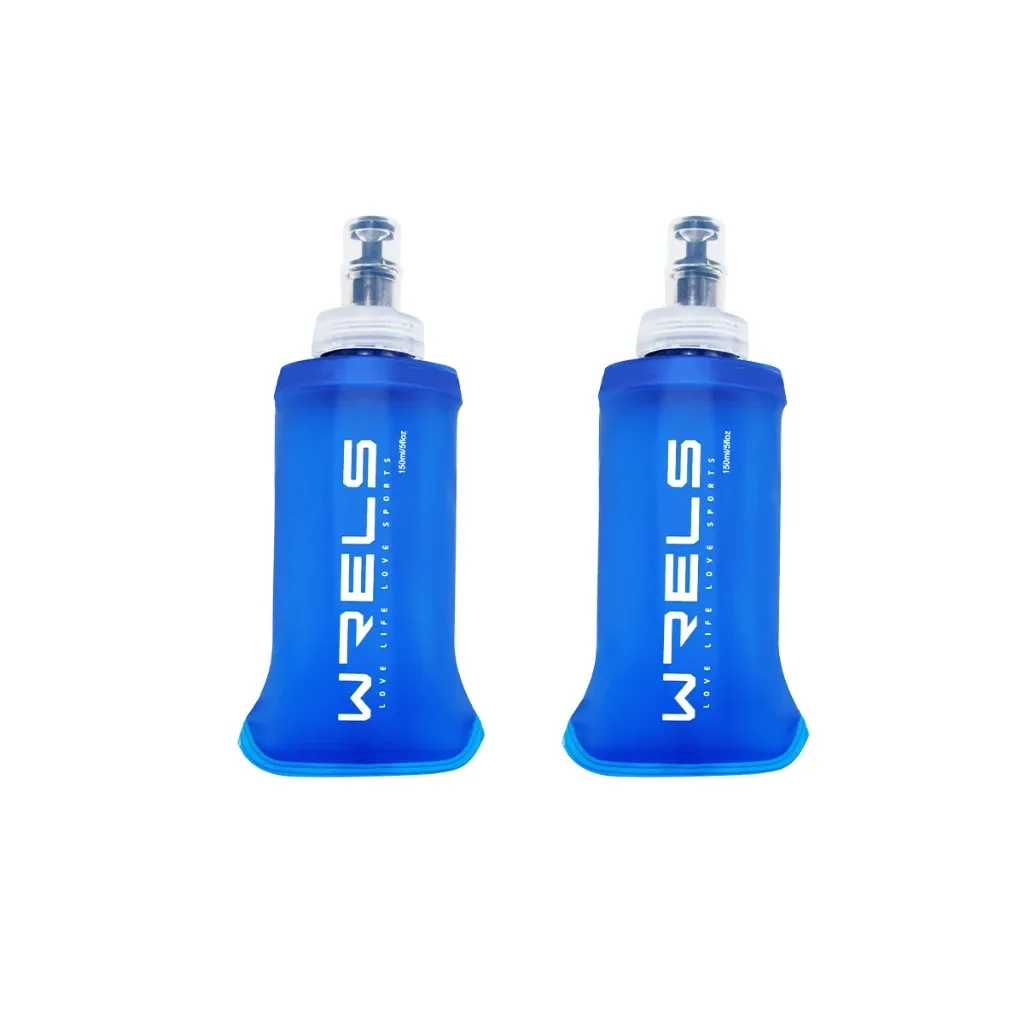 Gourde pliable en silicone sans BPA 500 ml avec paille, pour le plein air, le voyage, le sport, la course et le cyclisme 14