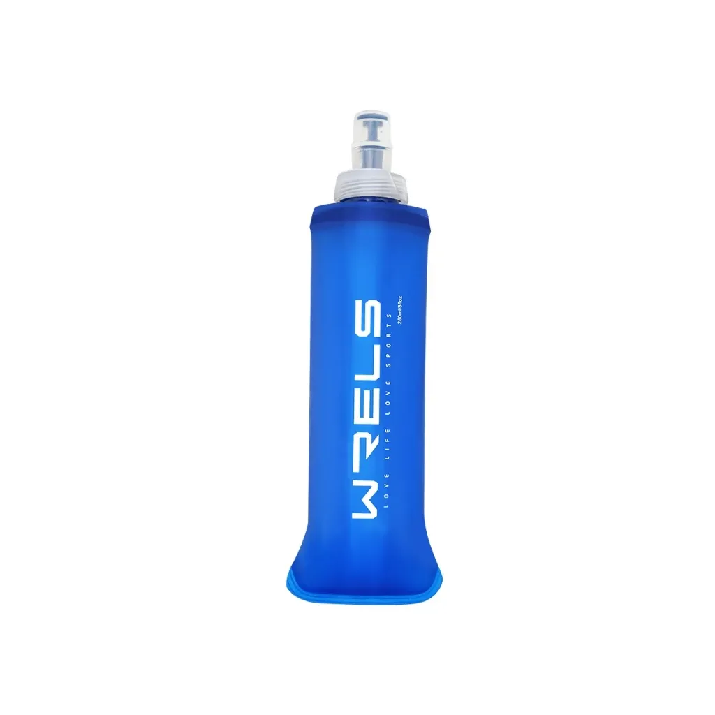 Gourde pliable en silicone sans BPA 500 ml avec paille, pour le plein air, le voyage, le sport, la course et le cyclisme 18