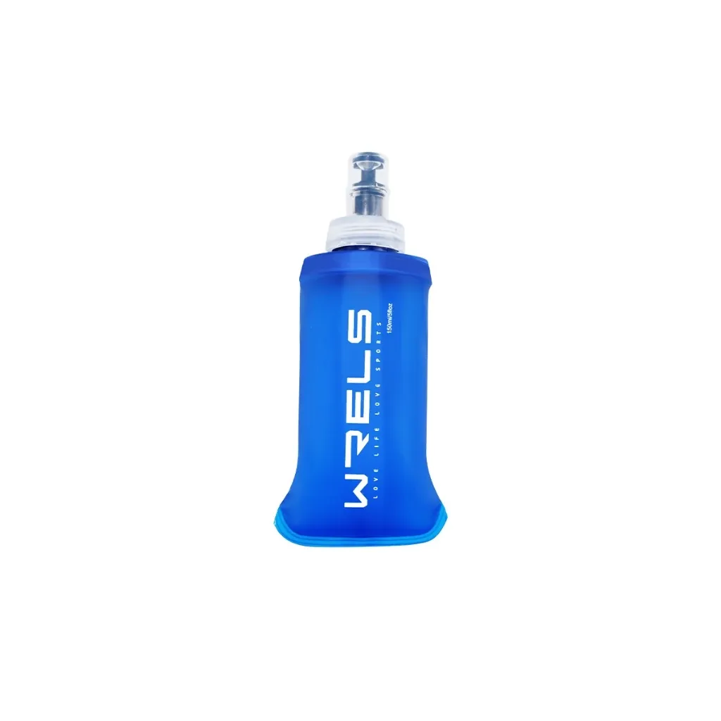 Gourde pliable en silicone sans BPA 500 ml avec paille, pour le plein air, le voyage, le sport, la course et le cyclisme 17