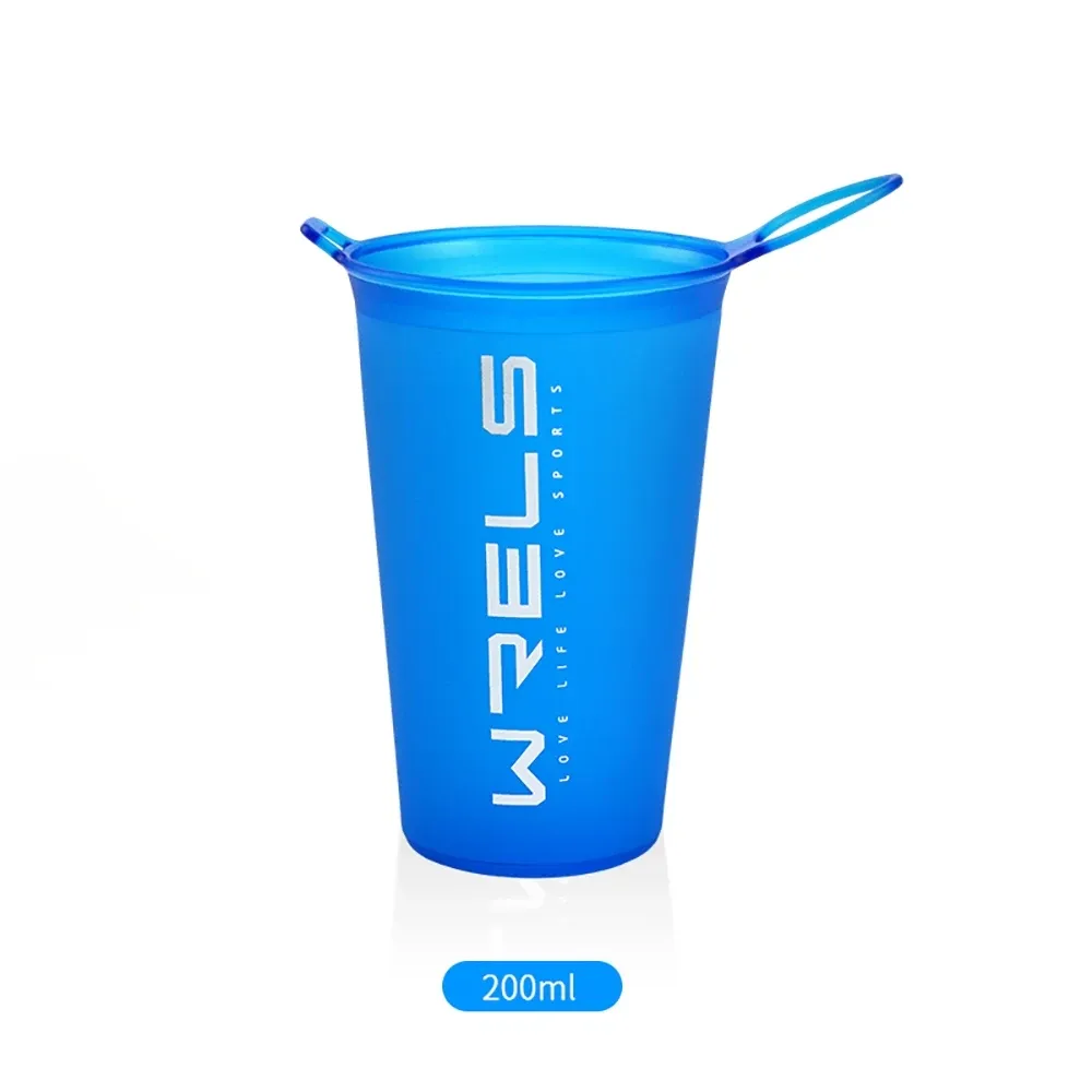Gourde pliable en silicone sans BPA 500 ml avec paille, pour le plein air, le voyage, le sport, la course et le cyclisme 19