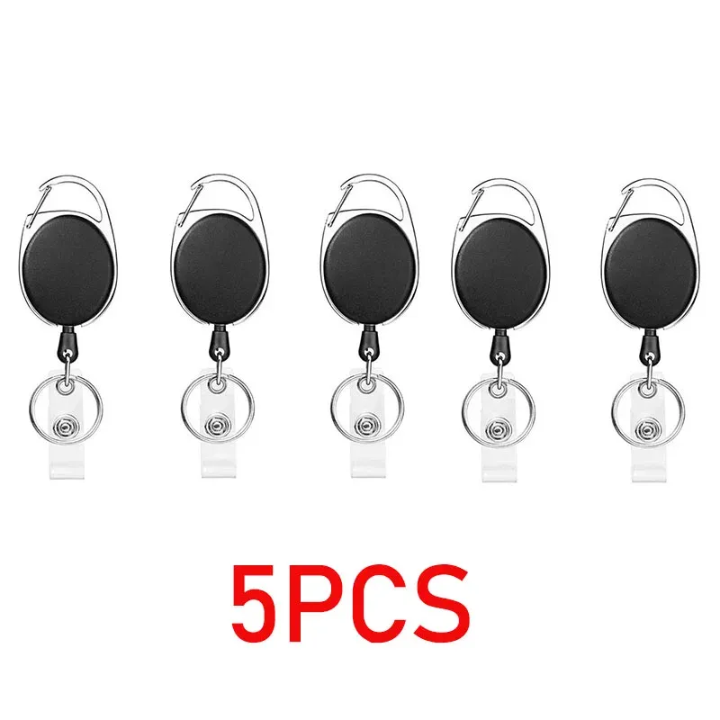 Porte-badge rétractable avec cordon, porte-carte d'identité, porte-clés HZ03 10