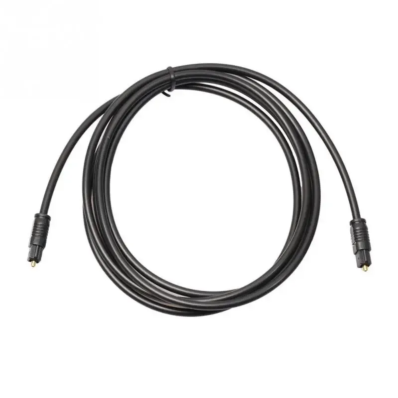 Câble audio optique en situation d'utilisation