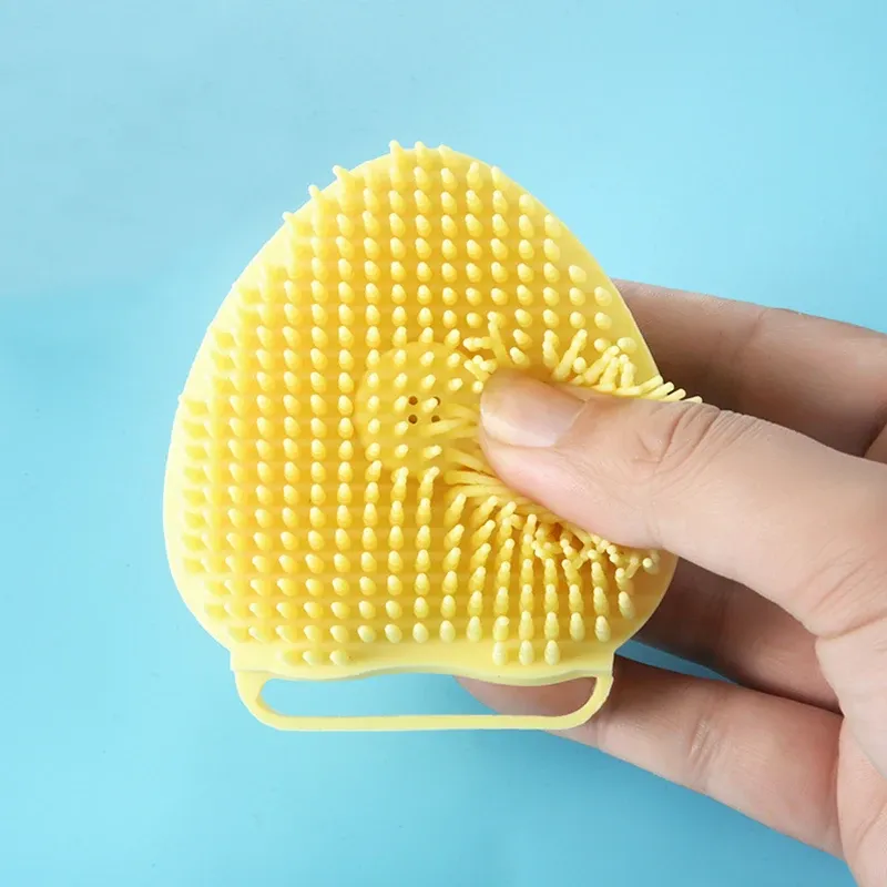 Gant de massage en silicone pour chien et chat, brosse de toilettage pour le bain 4
