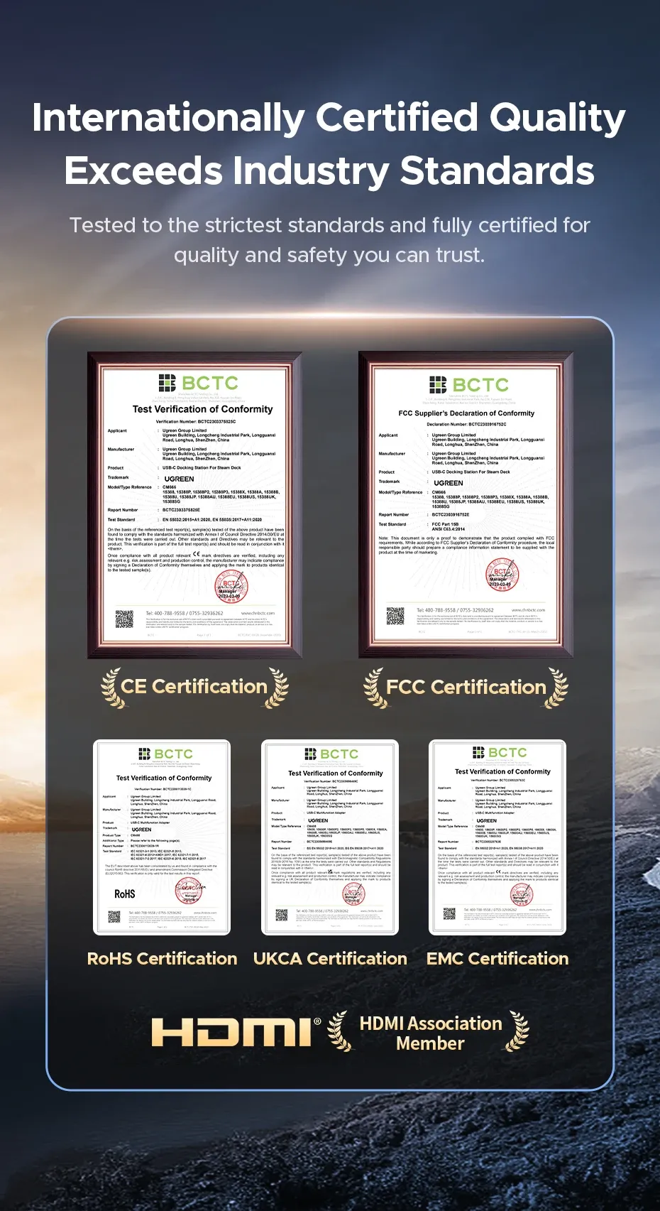 Certifications de qualité