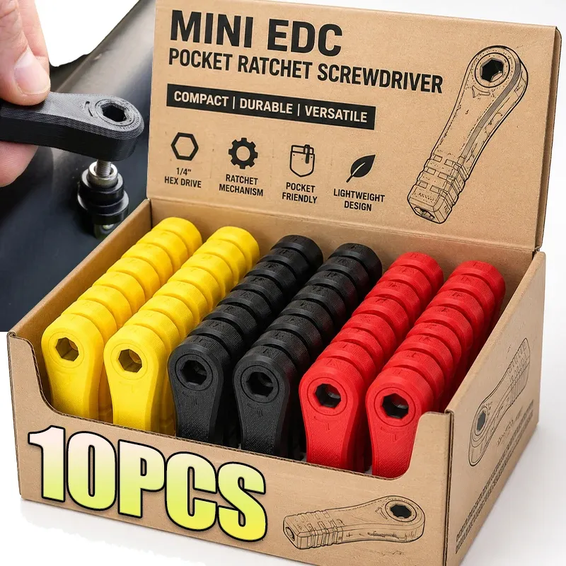 Mini tournevis à cliquet portable, vue d'ensemble